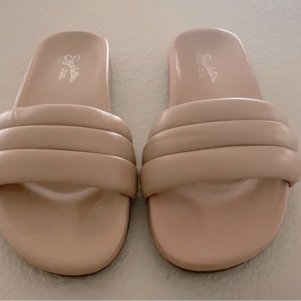 Seychelles Slides Nude NWT Size 10
